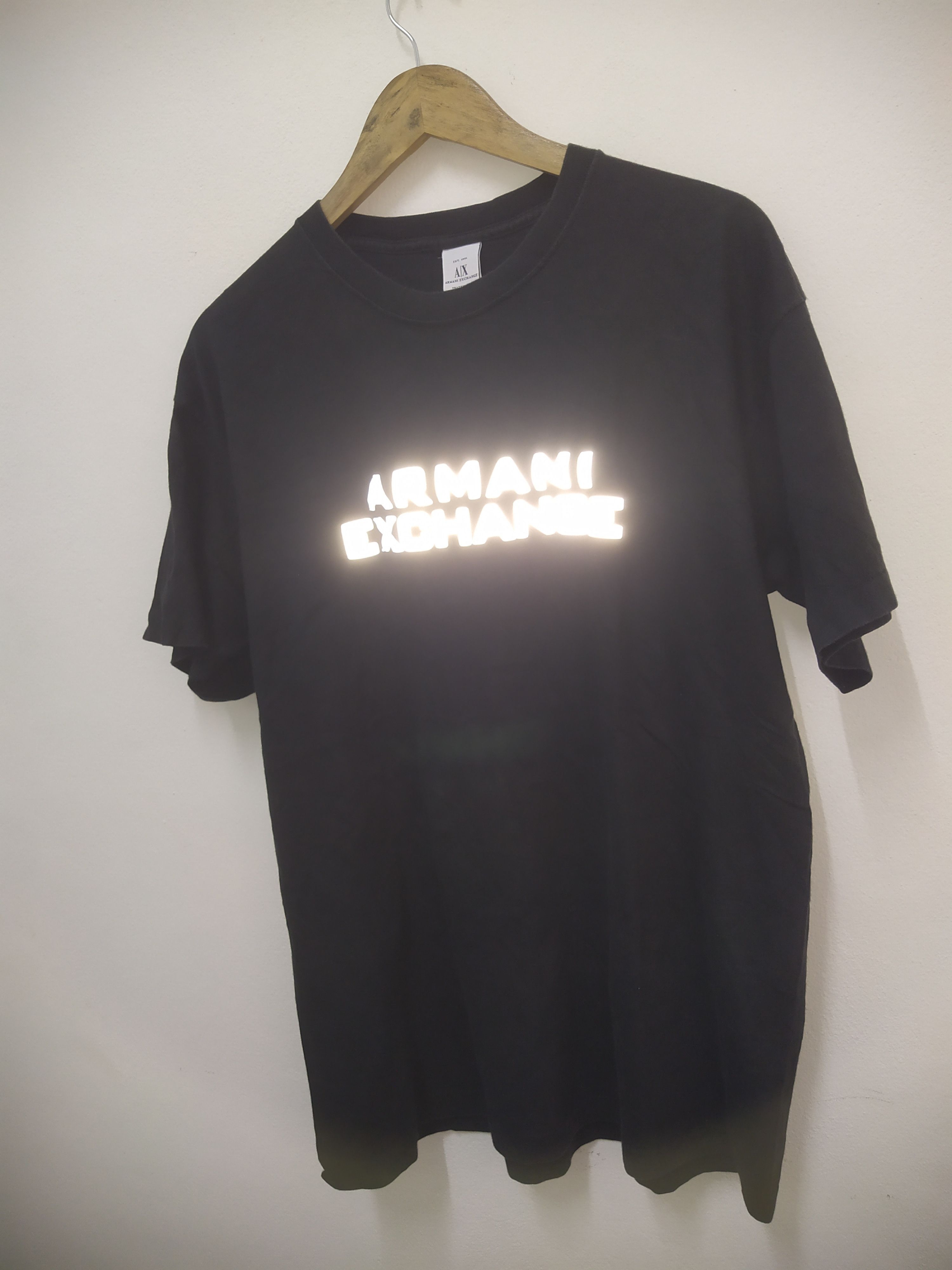 Vintage Armani Exchange Reflection spell out Size US L / EU 52-54 / 3 - 2 Thumbnail