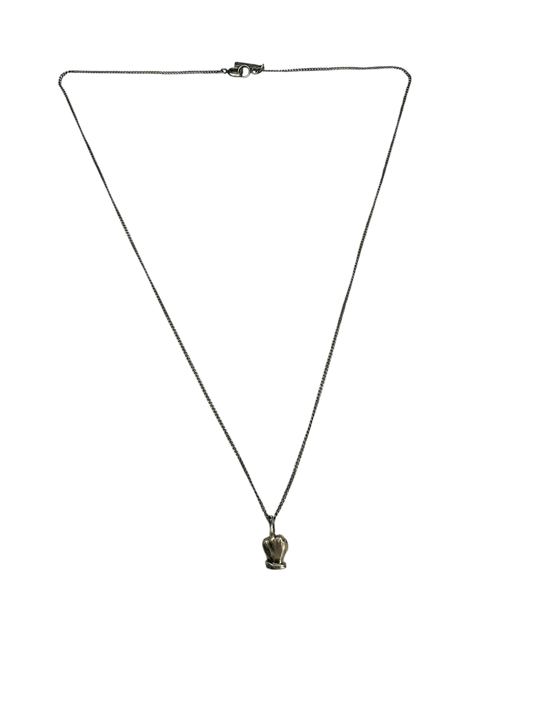 Undercover AW14 Undercover “Middle Finger” Fuck You Necklace