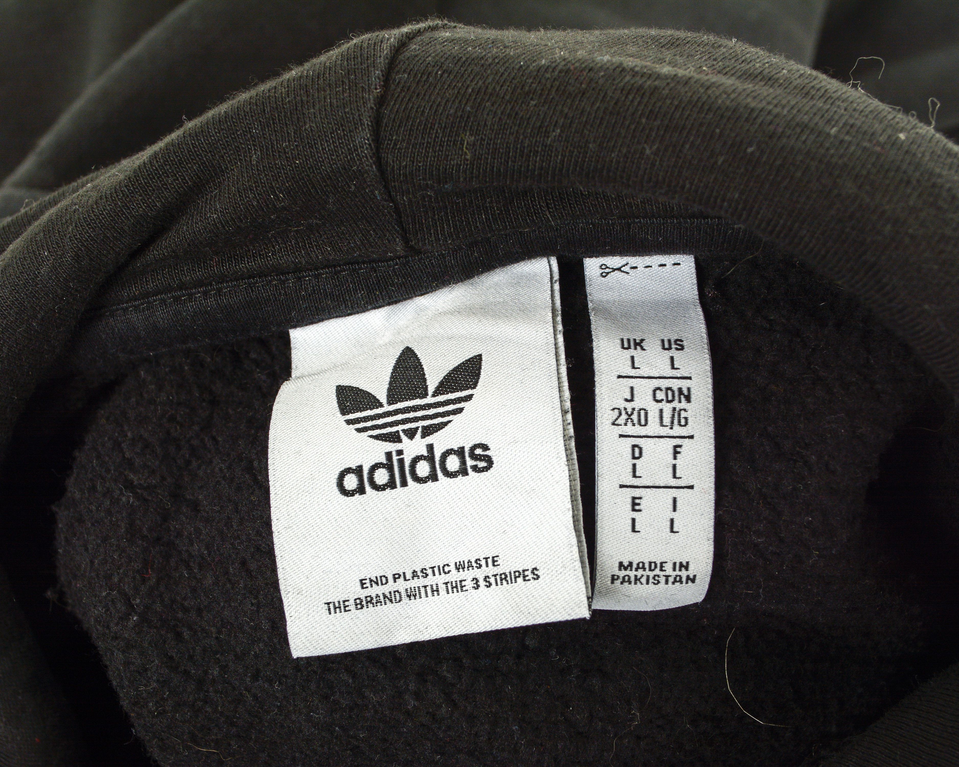 Adidas Mens UK L US Hoodie Jumper Pullover Sweatshirt Black Logo Size US L / EU 52-54 / 3 - 4 Thumbnail