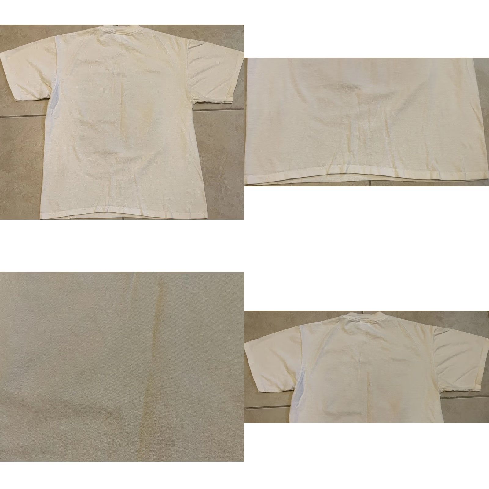 Vintage VINTAGE 90s Reach For A Star Faded Abstract Art Shirt M Sandra Magsamen Elephant White M Short Sleeve Graphic Tee Mens Size US M / EU 48-50 / 2 - 8 Thumbnail