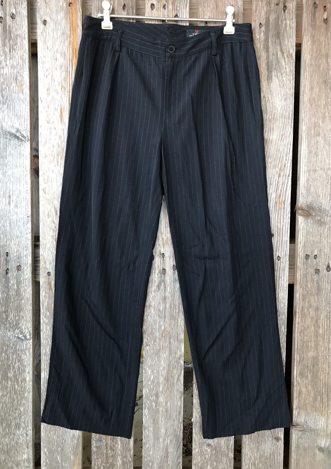 yoshie inaba Vtg 90s L'equippe Yoshie Inaba Stripe Pant Size 29" - 1 Thumbnail