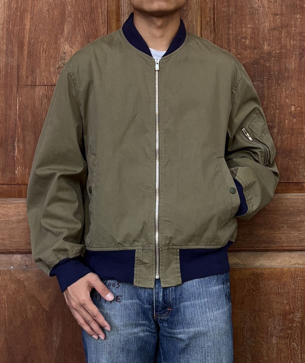 Comme des Garcons Homme FREE TAX! AD 2017 Military Bomber Jacket 