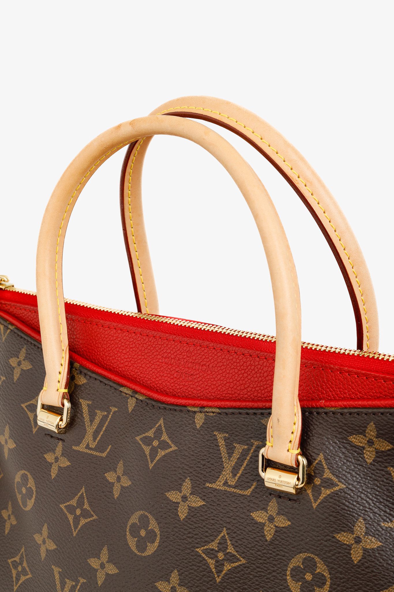 Louis Vuitton Louis Vuitton Pallas Monogram Canvas Cerise Handbag Size ONE SIZE - 8 Thumbnail