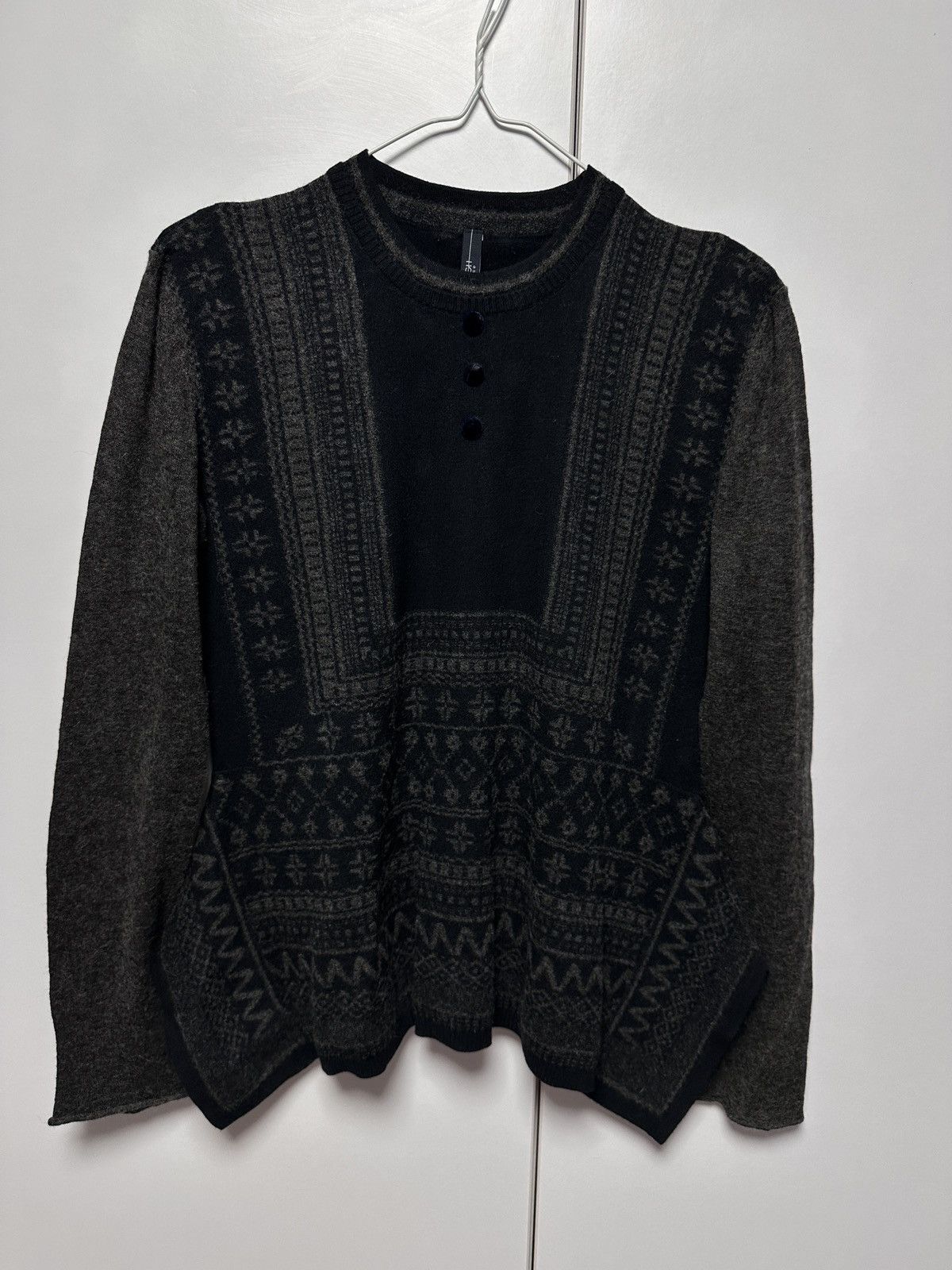 Other HIGH USE wool-laine sweater, unique, rare, Y2k Size M / US 6-8 / IT 42-44 - 2 Thumbnail