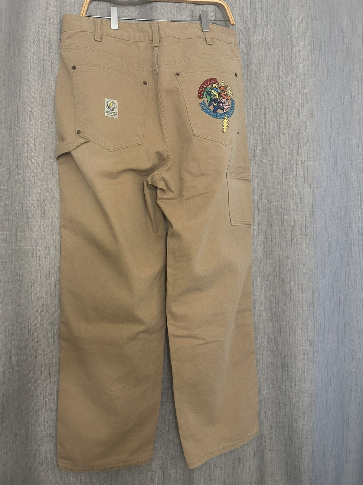 Grateful Dead thisisneverthat x Grateful Dead Carpenter Pants Tan Size US 36 / EU 52 - 2 Thumbnail