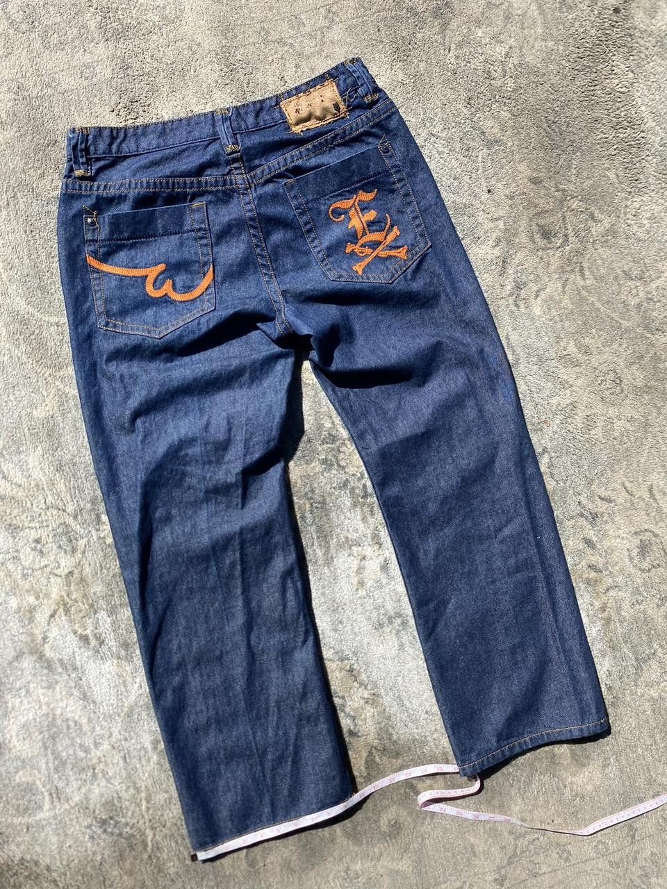 Ecko Unltd. Vintage 2000s Indigo Wash Ecko Embroidered Denim Size 38x36 Size US 38 / EU 54 - 5 Thumbnail