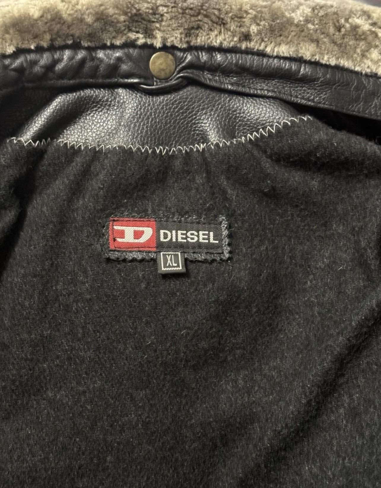 Diesel Diesel black leather jacket Size US XL / EU 56 / 4 - 7 Thumbnail