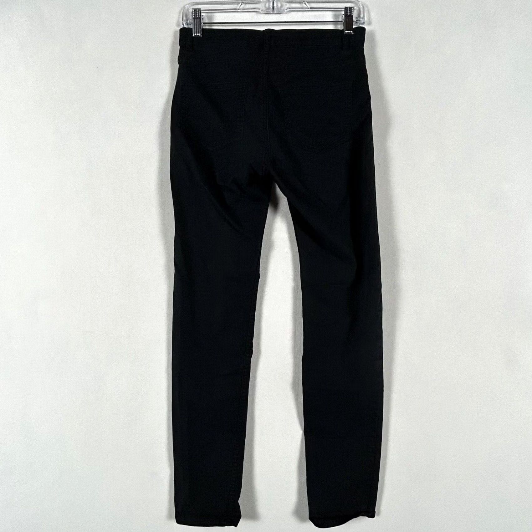 H&M H&M Chino Pants Skinny Womens Size 8 Black Cotton Stretch Casual Mid Rise Pants Women's Black Cotton Stretch Slim Mid Rise 8.5-10.5 in Body? Size 30" / US 8 / IT 44 - 5 Thumbnail
