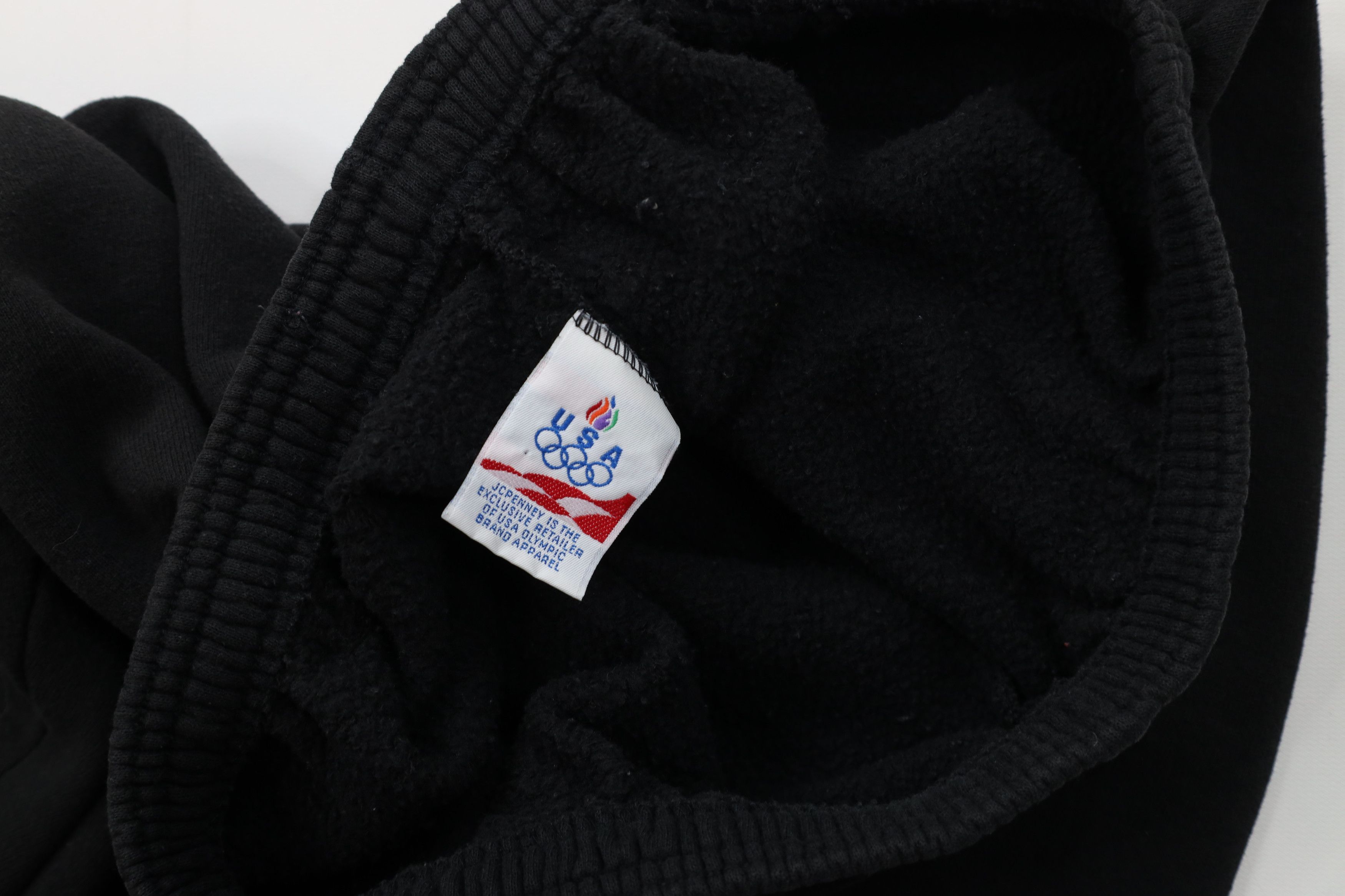 Vintage Vintage 90s USA Olympics Blank Sweatpants Joggers Black USA Size 28" / US 6 / IT 42 - 8 Thumbnail