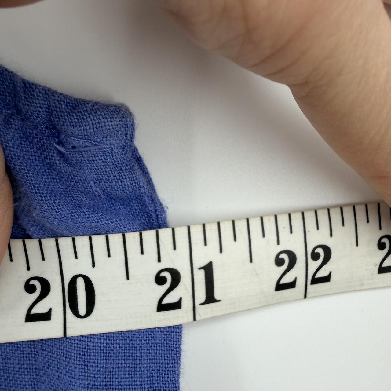 The Unbranded Brand Cut Loose blue linen dress Size M Size M / US 6-8 / IT 42-44 - 7 Thumbnail