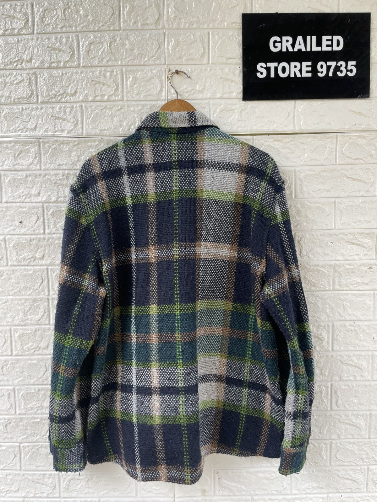 Japanese Brand × Vintage × Zara Zara Wool Flannel Size US XL / EU 56 / 4 - 2 Thumbnail