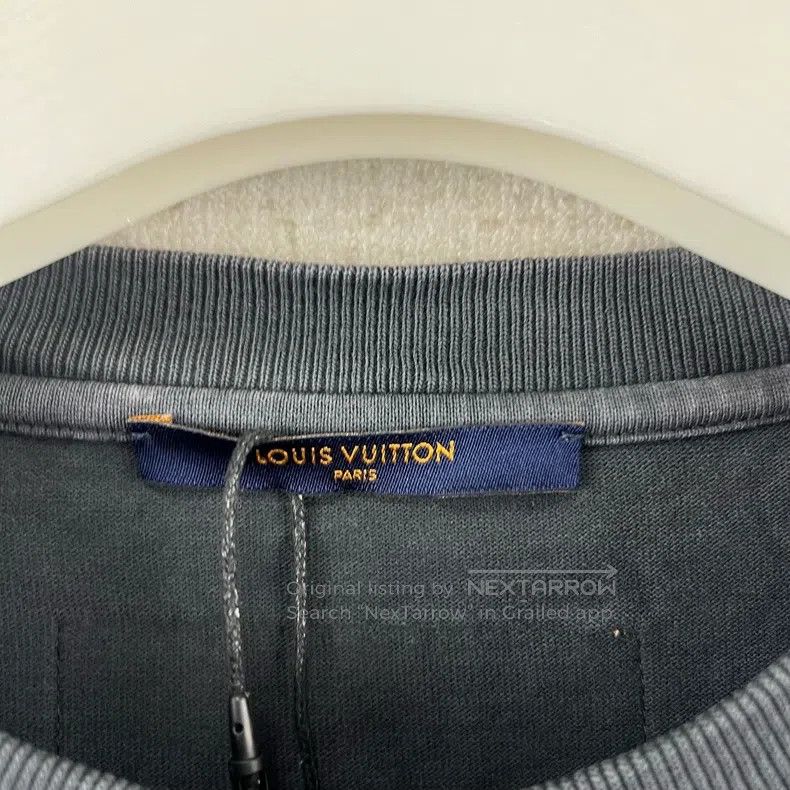 Louis Vuitton Louis Vuitton FW21 Inside Out Back Label Crew Neck Washed Size US M / EU 48-50 / 2 - 4 Thumbnail
