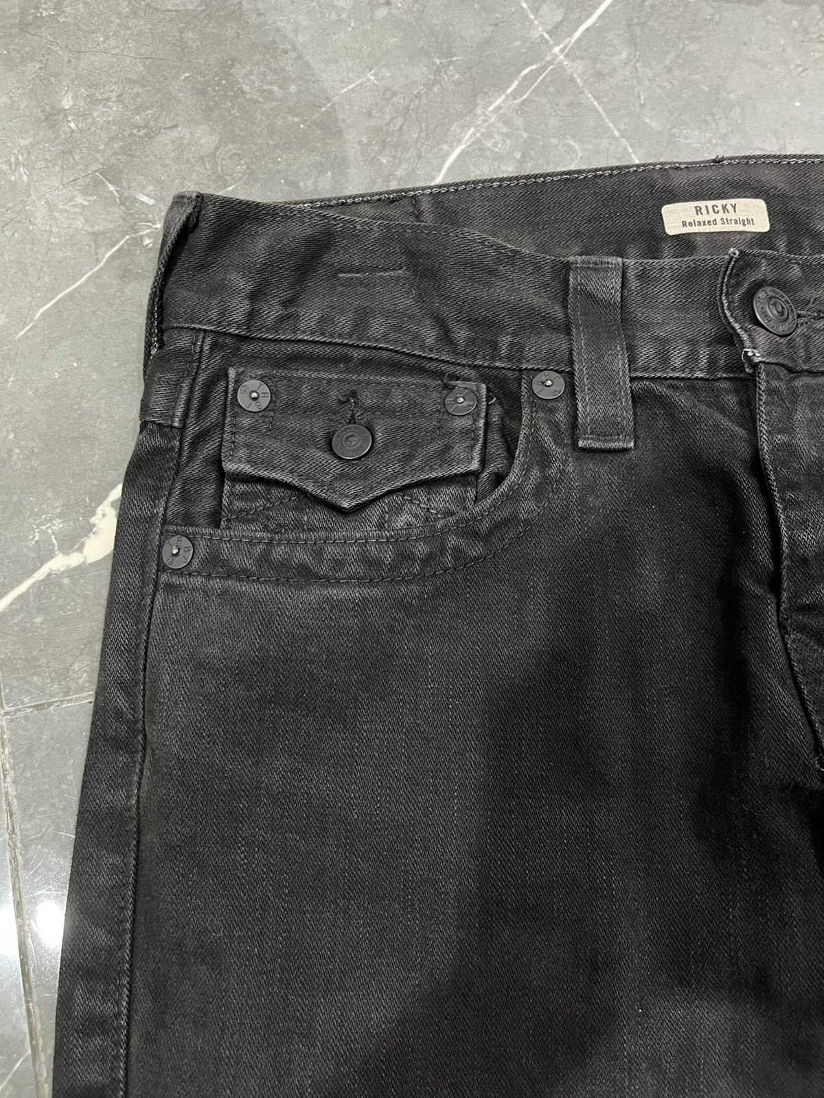True Religion TRUE RELIGION FULL BALCK JEANS Size US 31 - 3 Thumbnail