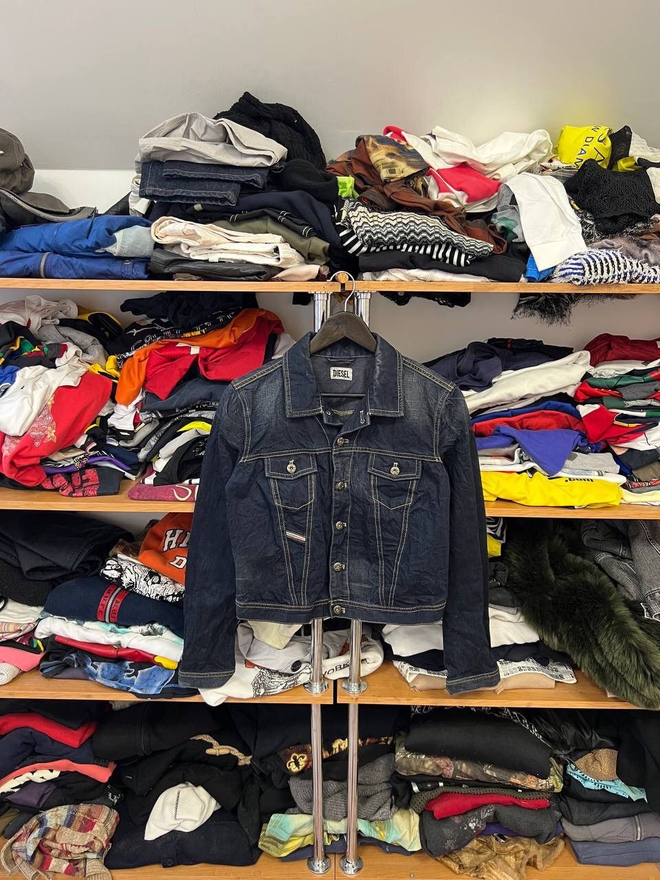 Diesel Diesel Women Blue Denim Cropped Y2K Jacket Size M / US 6-8 / IT 42-44 - 1 Thumbnail