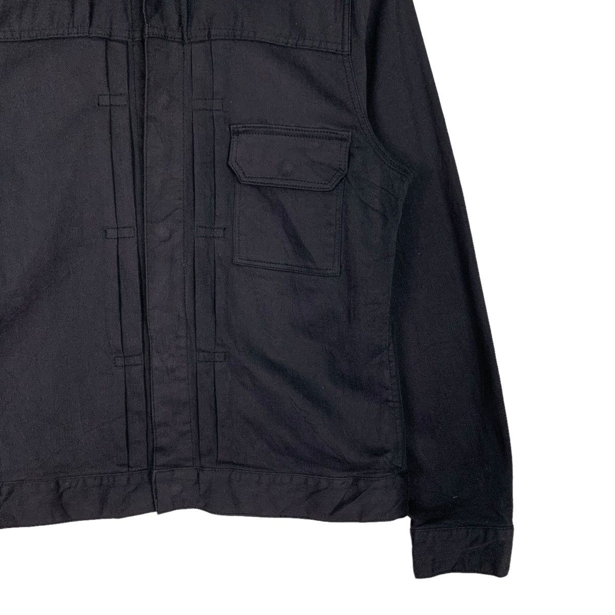 Japanese Brand VICTIM & CO Black Plain Casual Jacket #0958-C42 Size US L / EU 52-54 / 3 - 6 Thumbnail