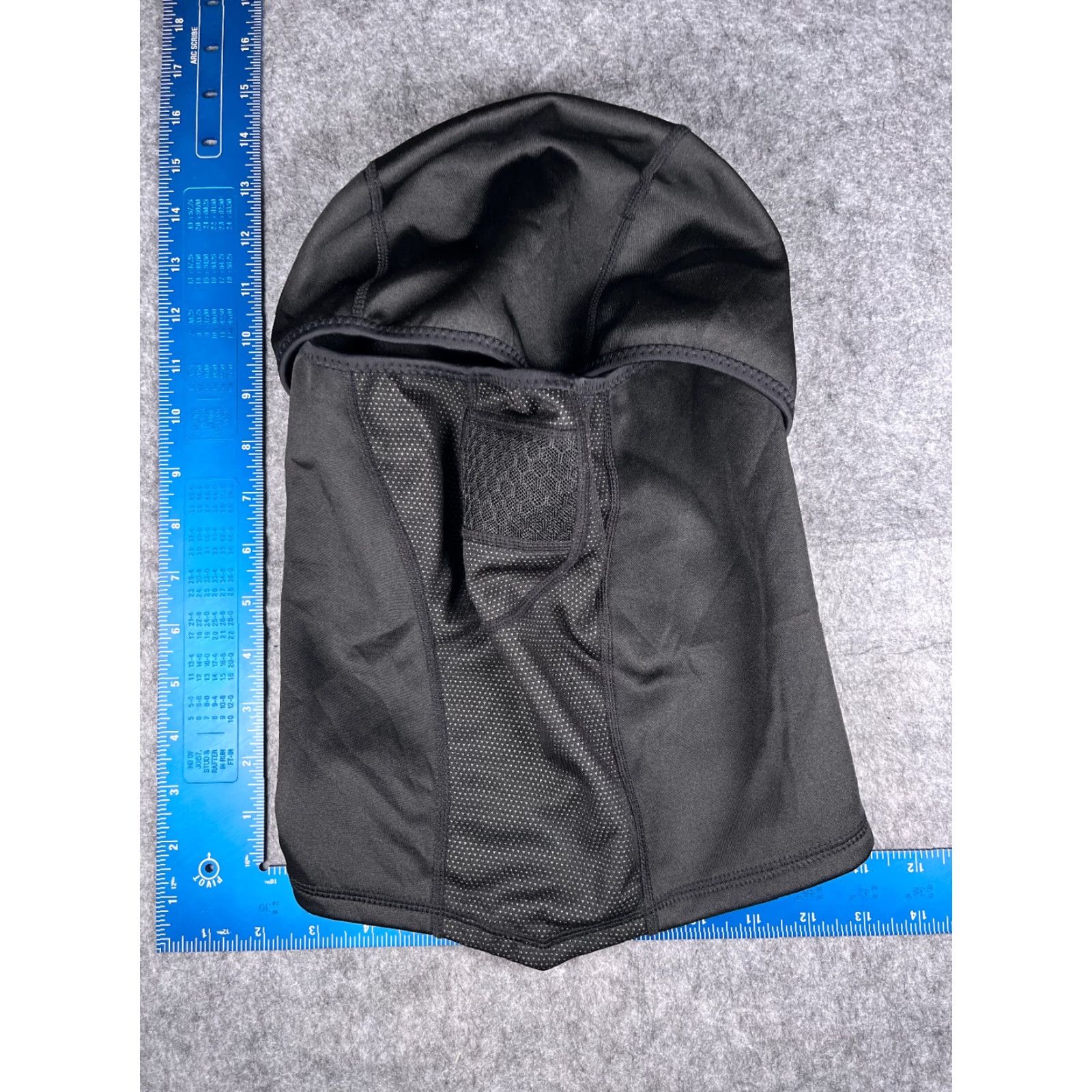 Vintage Balaclava Hat/Cap Adult One Size Black Polyester Fleece Lightweight Outdoor Ski Snowboarding Winter Winter Wear Men Size ONE SIZE - 5 Thumbnail