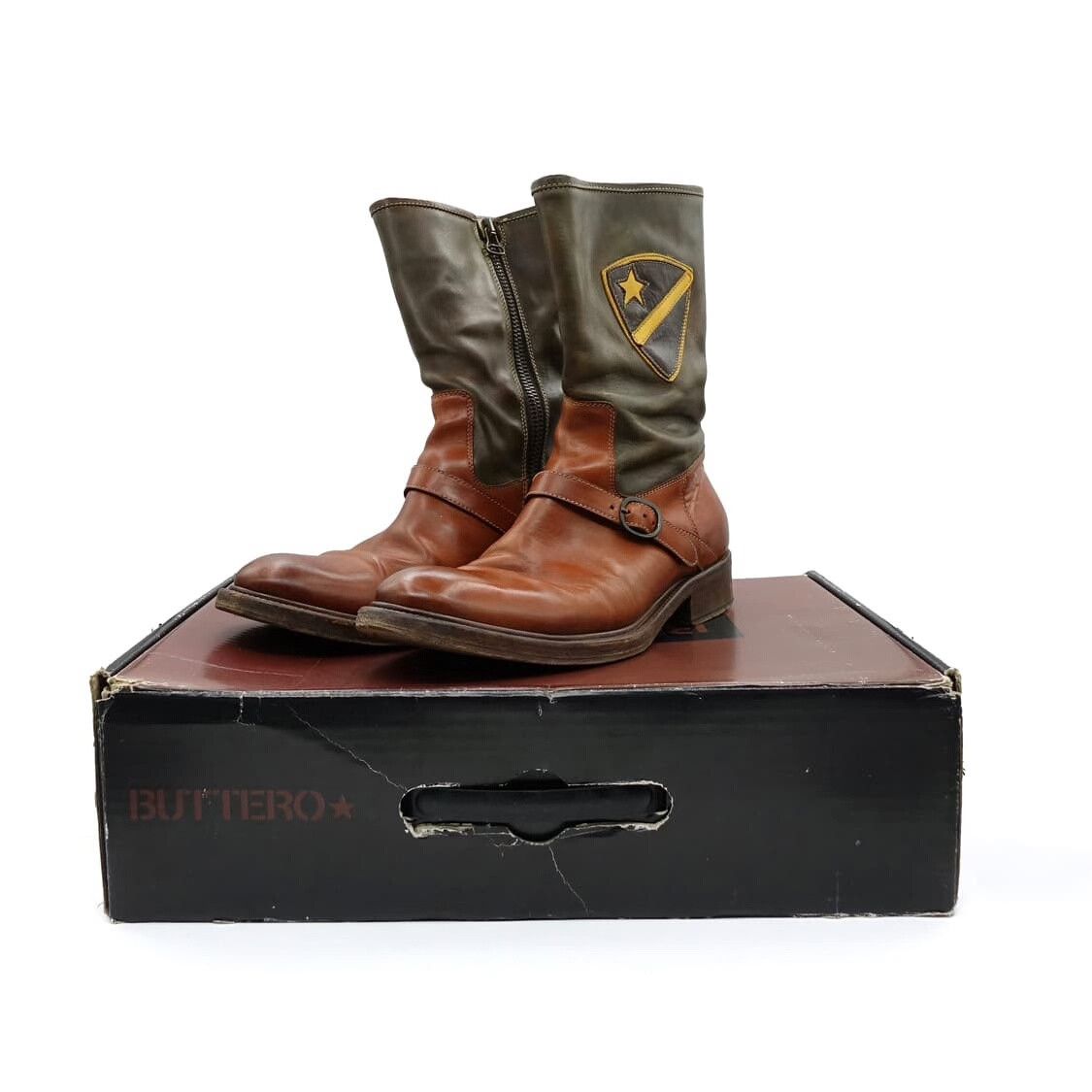 Vintage Vintage Retro Engineer Leather Boots Size US 9 / EU 42 - 1 Thumbnail