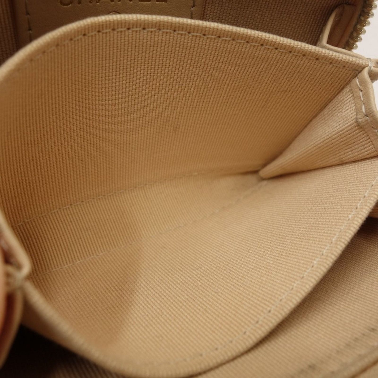 Chanel Brown Leather Wallet