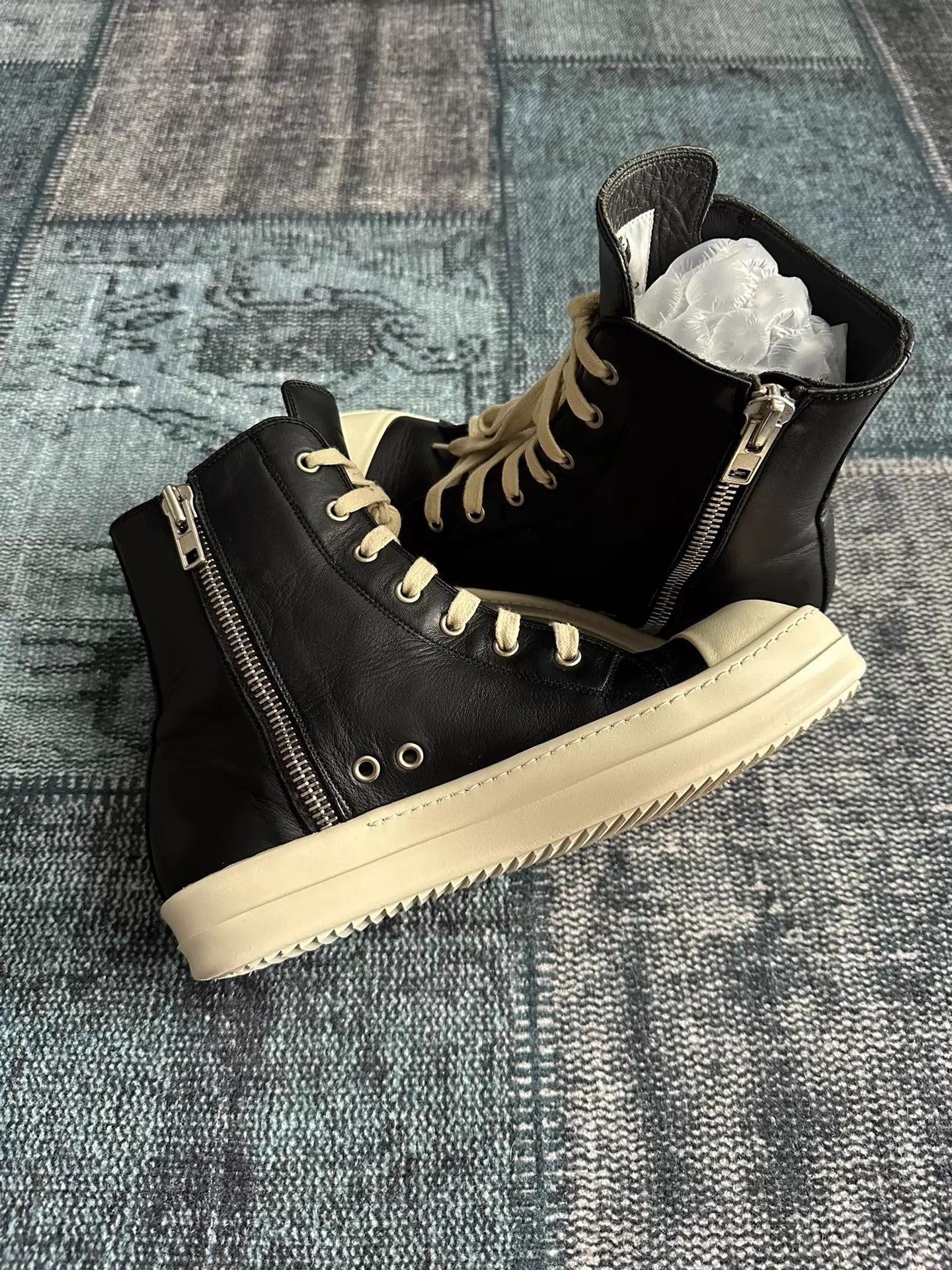 Rick Owens Rick Owens Mainline High Top Converse 39 Size US 6 / EU 39 - 3 Thumbnail