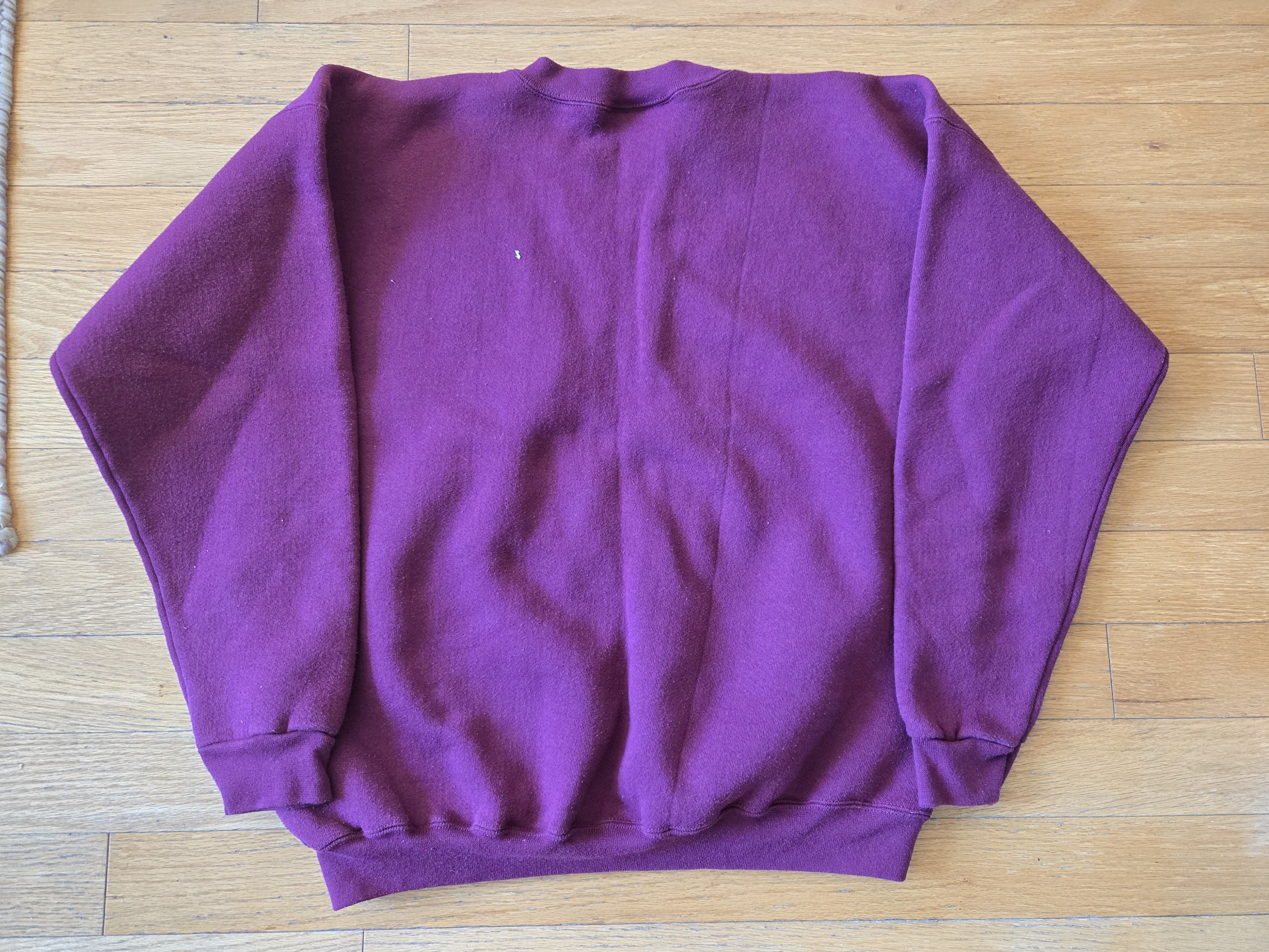 Vintage Vintage Discus Athletic Sweatshirt Maroon Made In USA Size US L / EU 52-54 / 3 - 2 Thumbnail