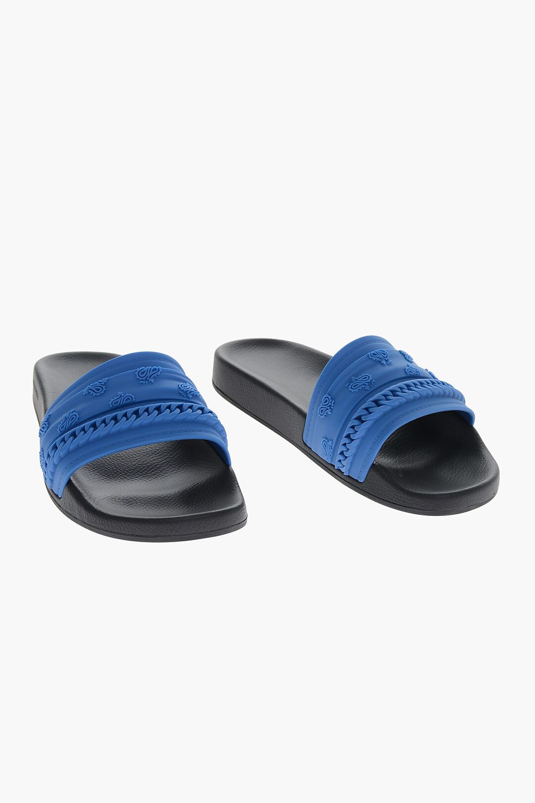 image of Amiri Og1Mm1223 Slider In Blue, Men's (Size 8)