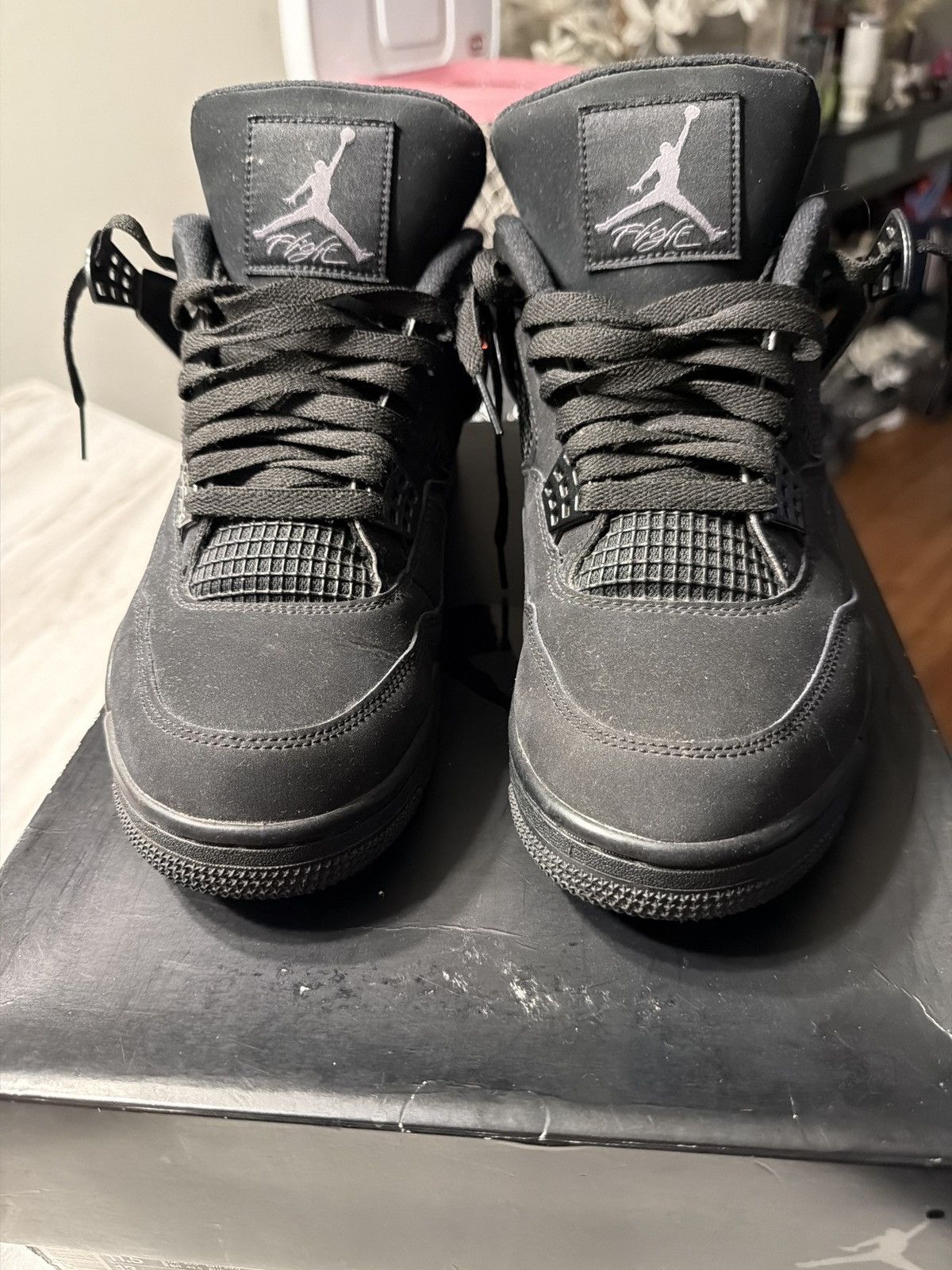 Jordan Brand Jordan 4 Retro Black Cat 2020 Size US 11.5 / EU 44-45 - 3 Thumbnail