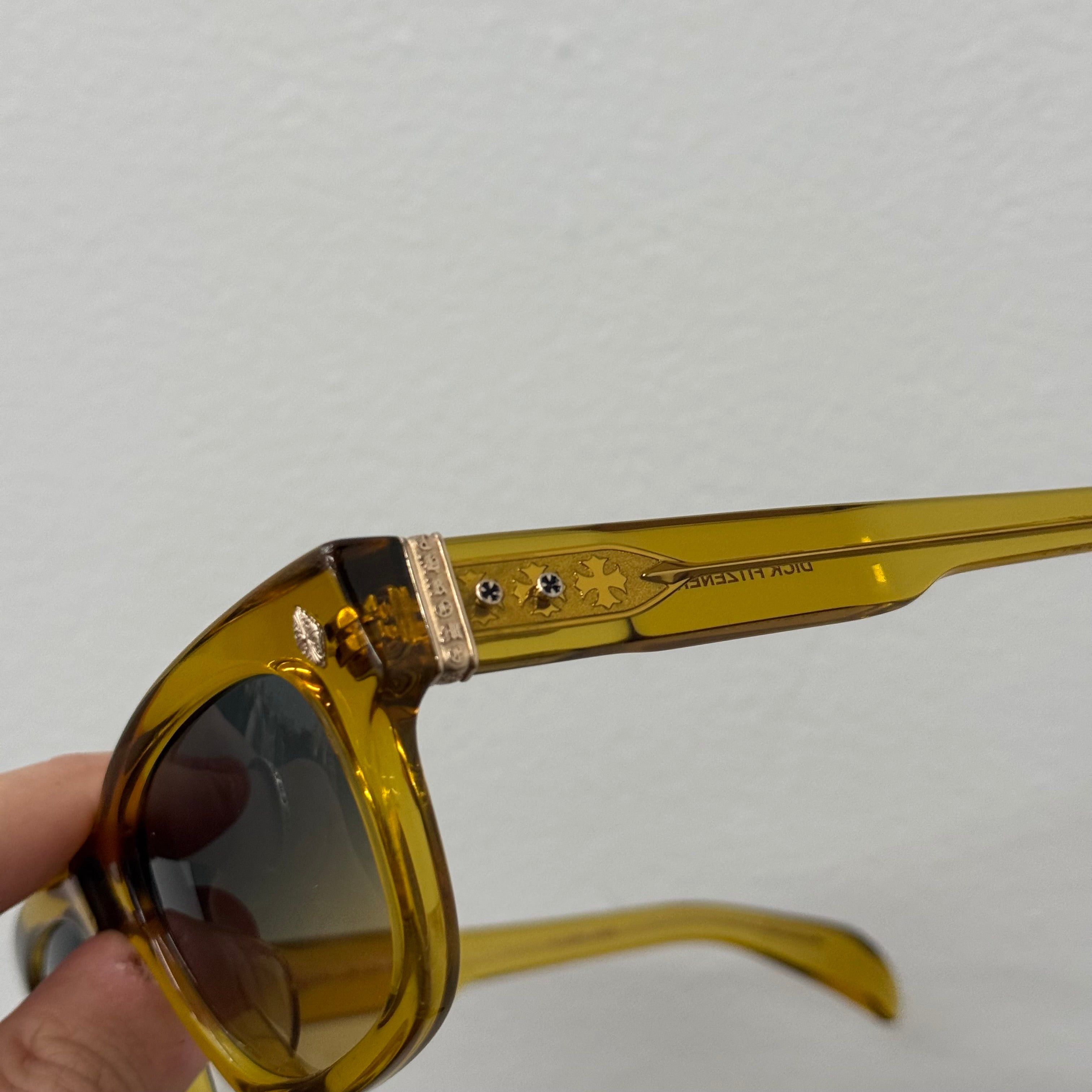 Chrome Hearts Chrome Hearts Dickfitzener Yellow Sunglasses Size ONE SIZE - 3 Thumbnail