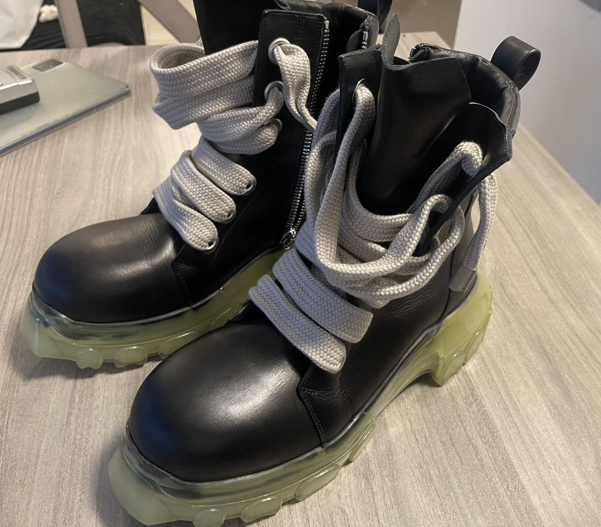 Rick Owens Rick Owens Jumbo Lace Bozo Tractor Boots | Grailed