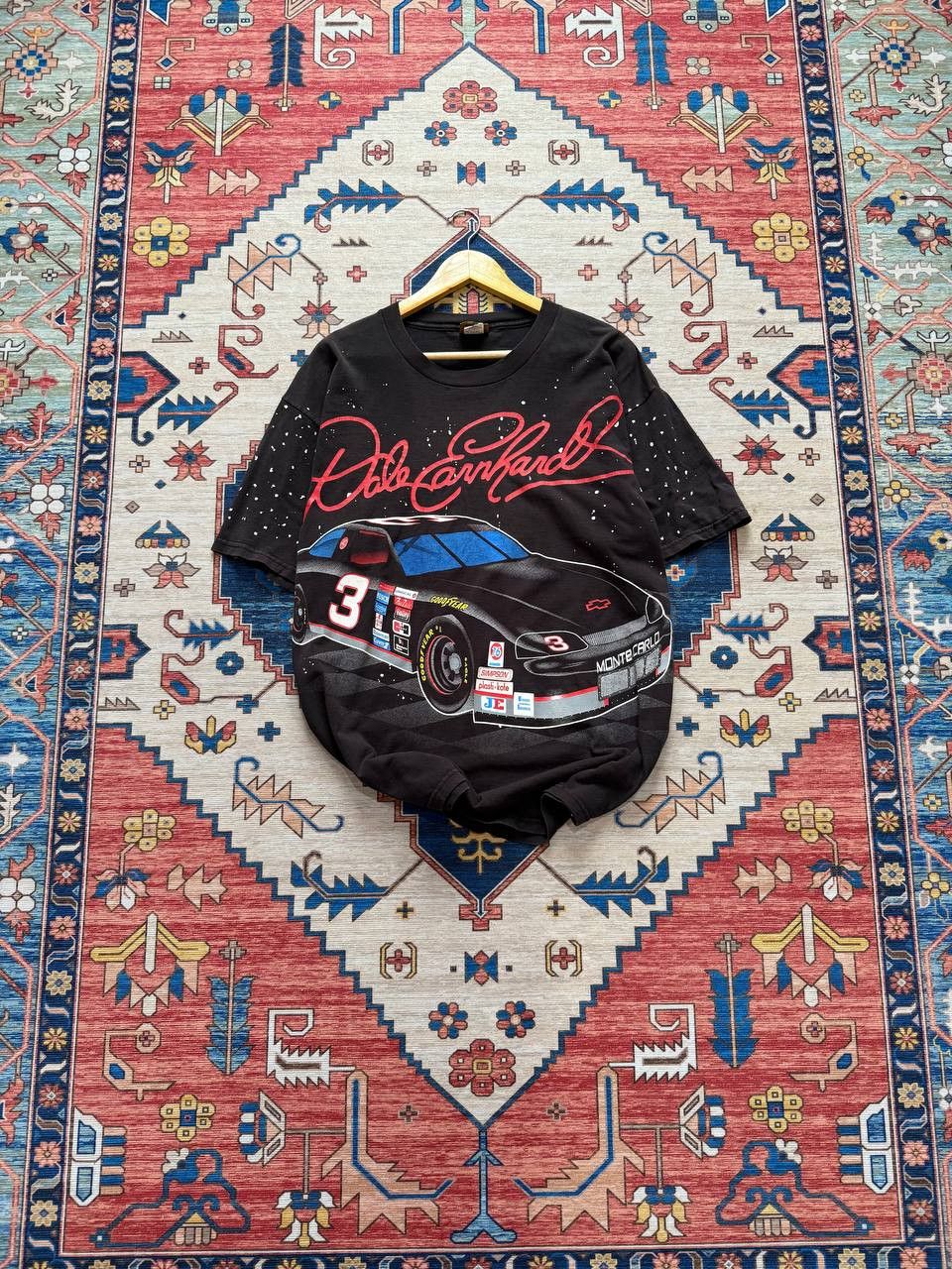 NASCAR RARE Vintage Nutmeg Nascar Dale Earnhardt The Intimidator Size US XL / EU 56 / 4 - 2 Thumbnail