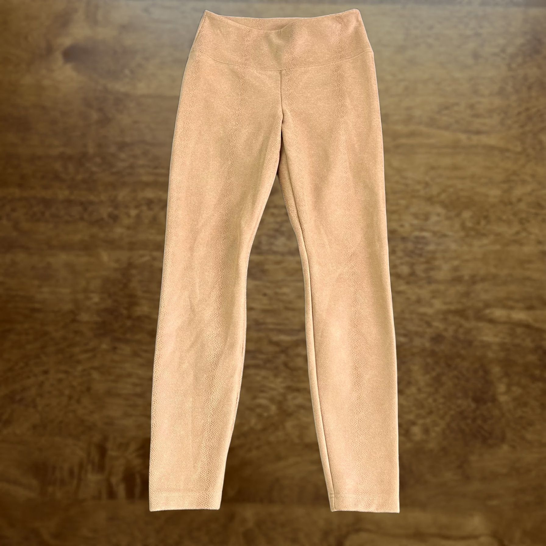 White House Black Market White House Black Market Runway Leggings Womens 8 Beige High Rise Ankle Stretch Size 30" / US 8 / IT 44 - 1 Thumbnail