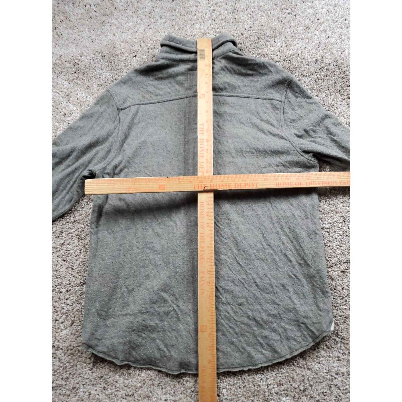 Tommy Bahama Tommy Bahama Overshirt Button-Up Mens Medium Gray Long Sleeve Pockets Lined Canvas Cotton Size US M / EU 48-50 / 2 - 7 Thumbnail
