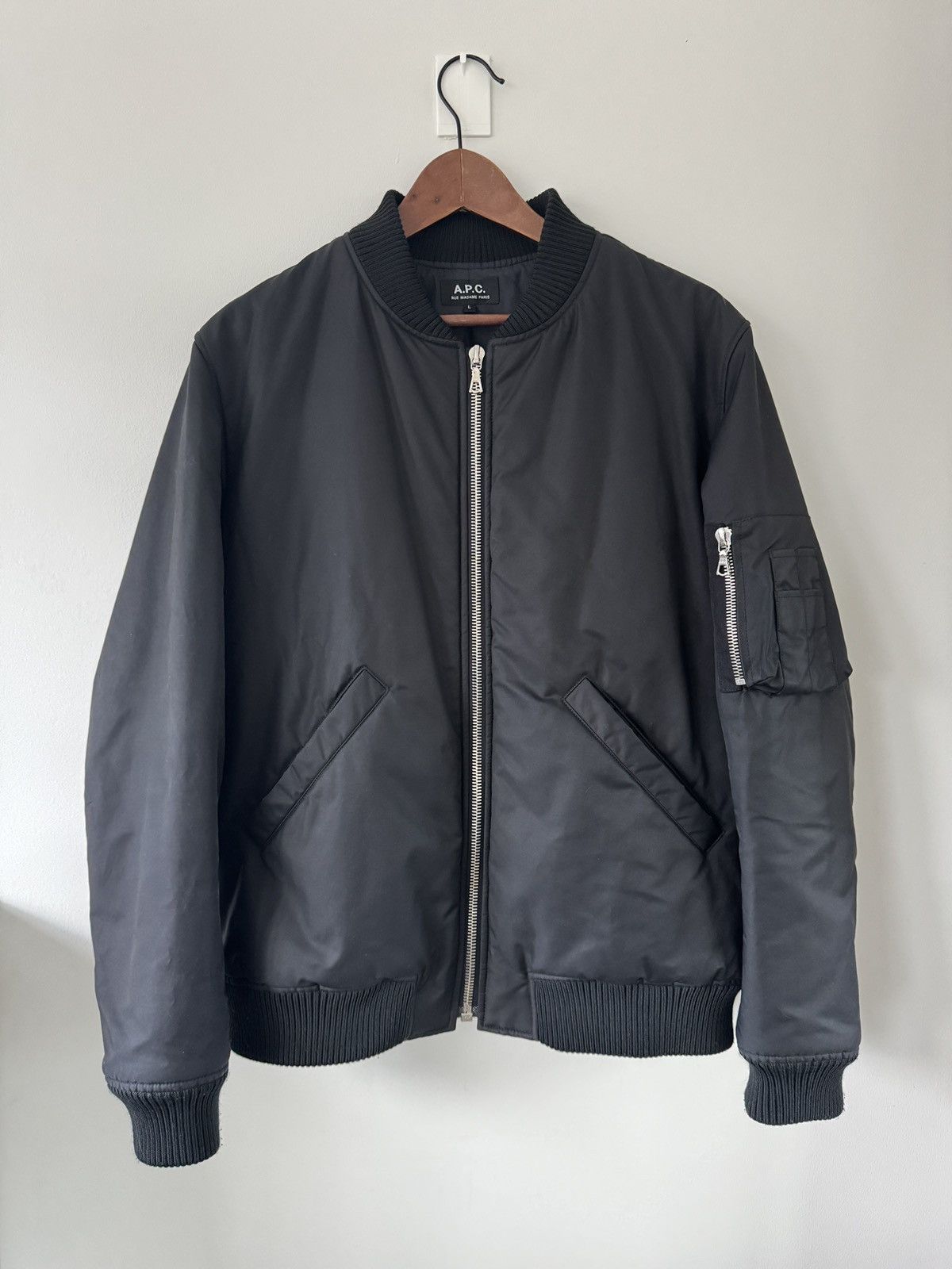 A.P.C. A.P.C. Bomber Jacket – Size L Size US L / EU 52-54 / 3 - 1 Thumbnail