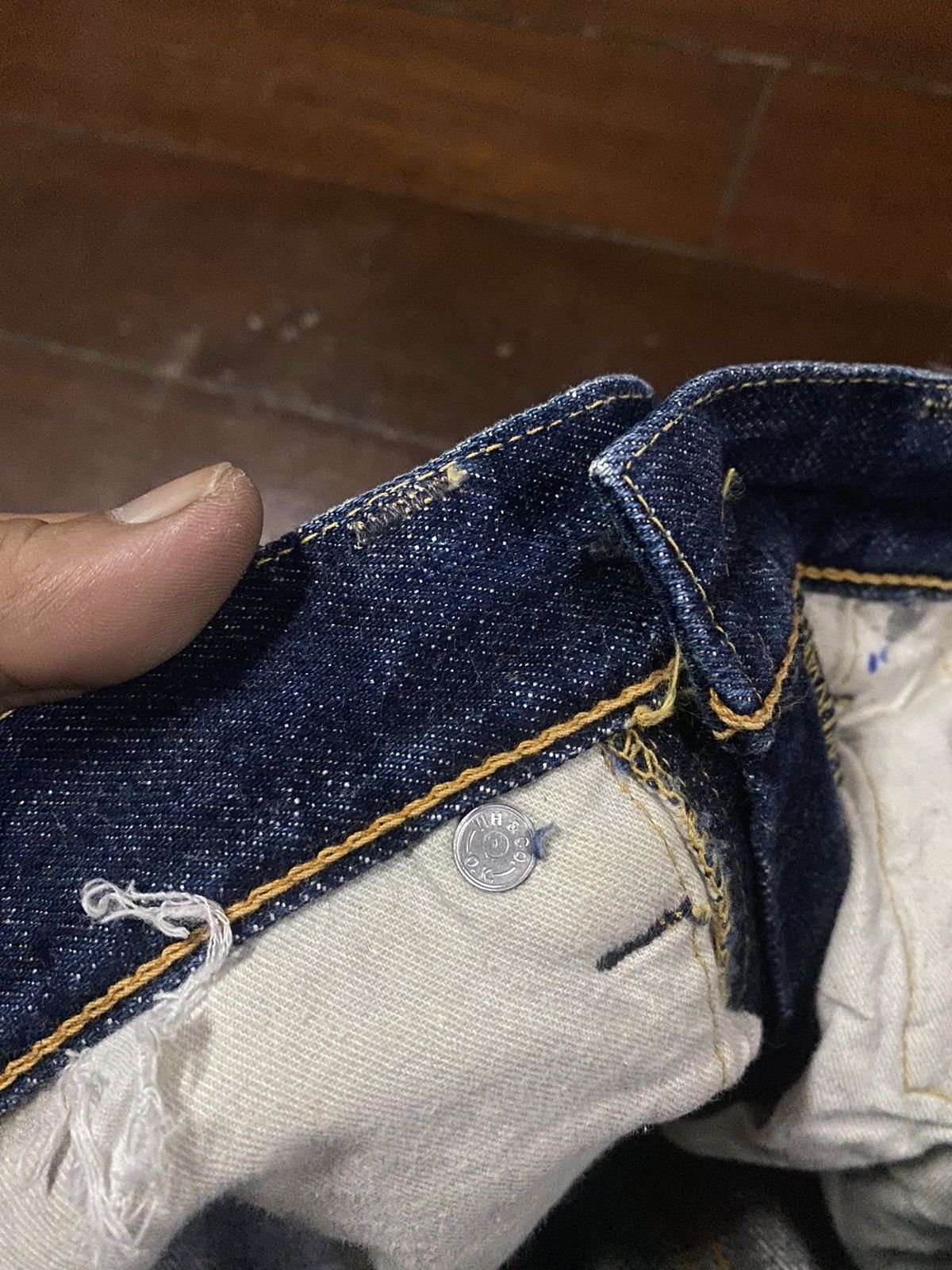 Warehouse AMAZING FIRE 🔥 VTG WAREHOUSE COMPANY BOOT CUT Size US 28 / EU 44 - 23 Thumbnail