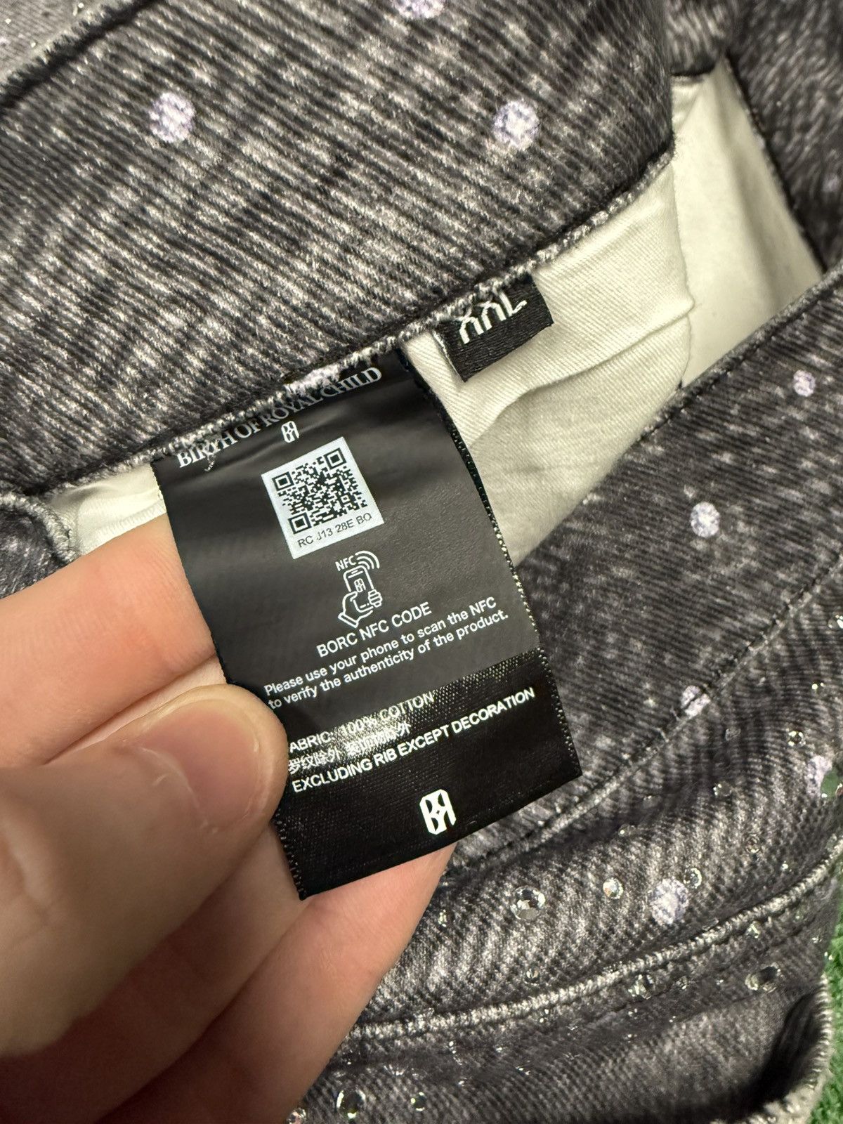 Birth of Royal Child Birth of a royal child rhinestone jeans Size US 38 / EU 54 - 5 Thumbnail