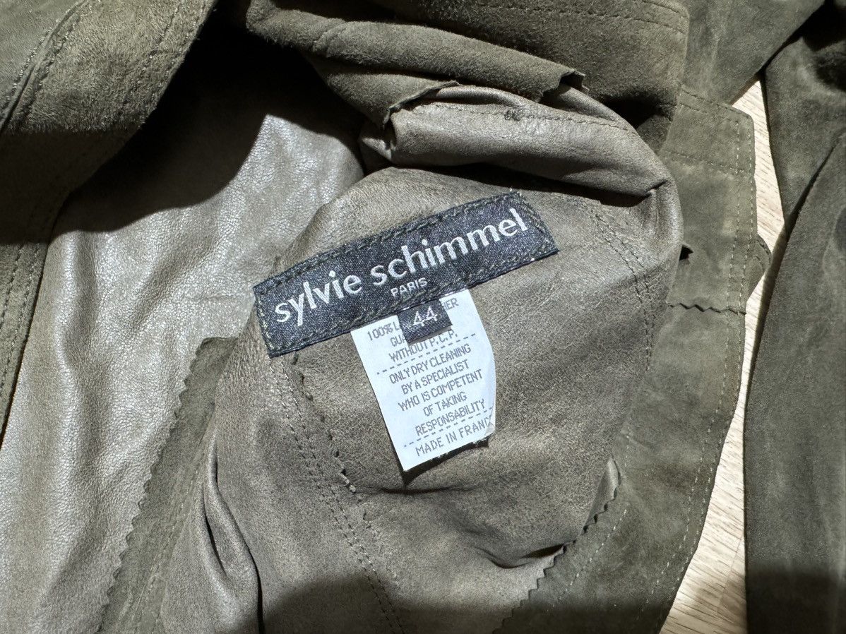 Designer × Leather Sylvie Schimmel suede leather jacket 44 Size M / US 6-8 / IT 42-44 - 5 Thumbnail