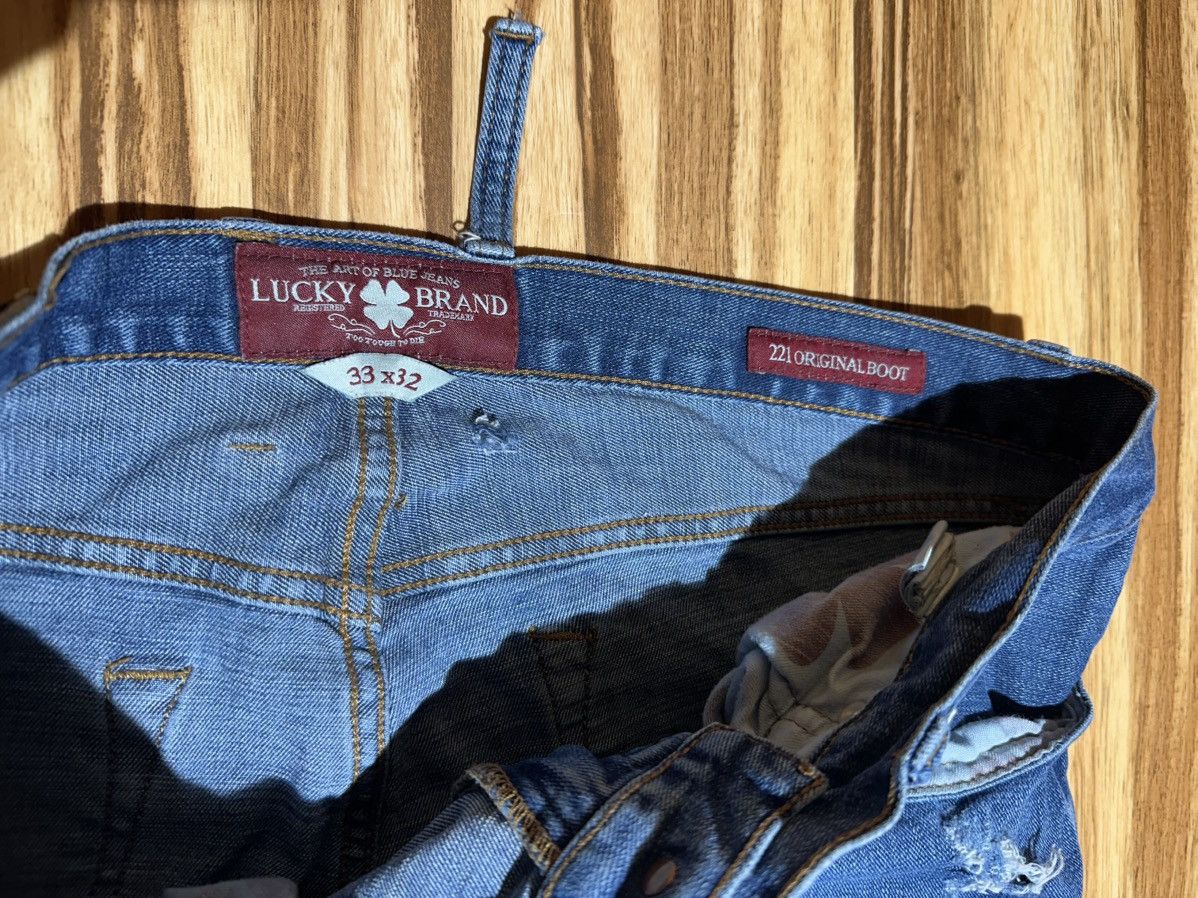 Lucky Brand Lucky Brand Men's Distressed Blue Jeans Size US 40 / EU 56 - 4 Thumbnail