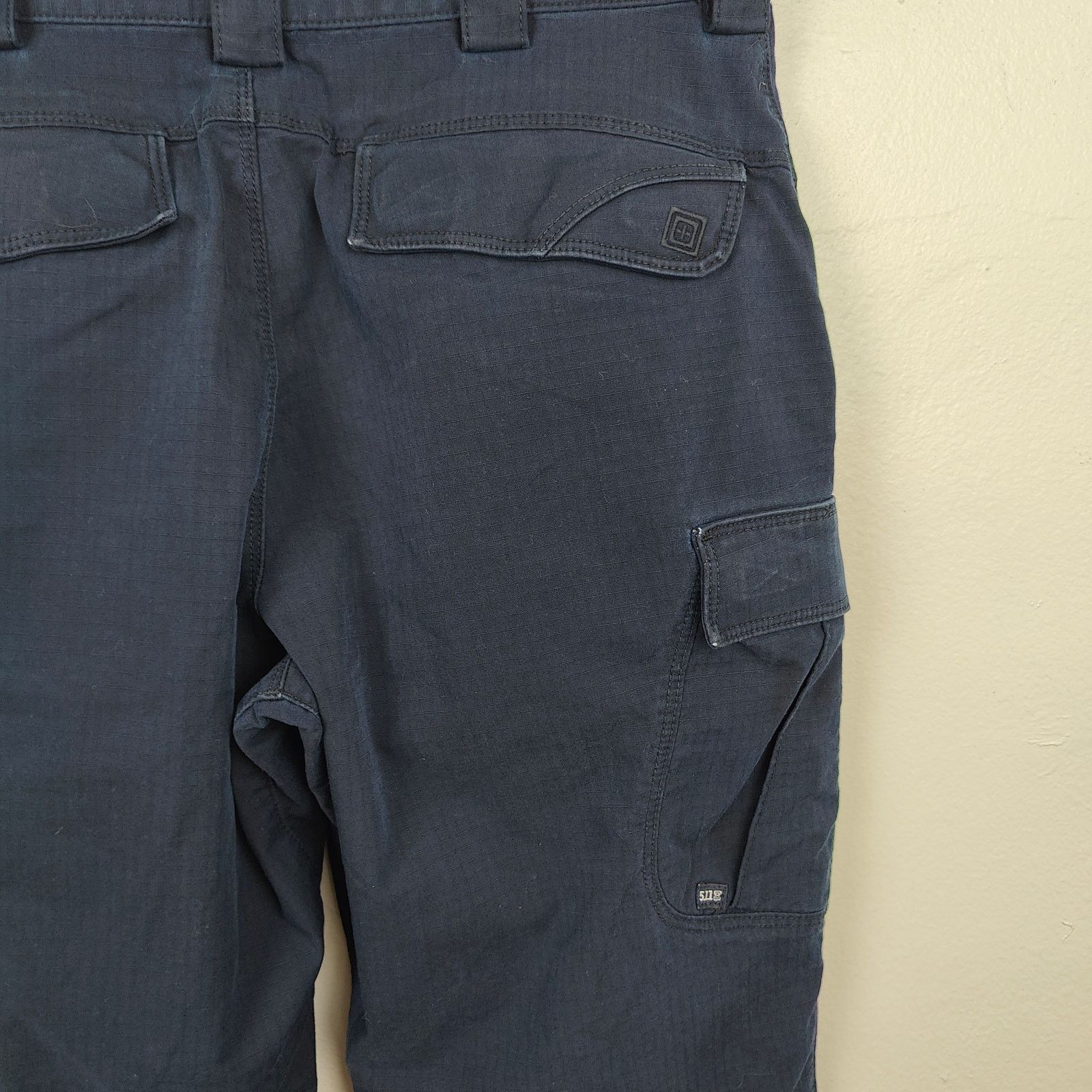 5.11 5.11 Cargo Pants Mens 32x34 Navy Blue Ripstop Tactical Size US 32 / EU 48 - 5 Thumbnail