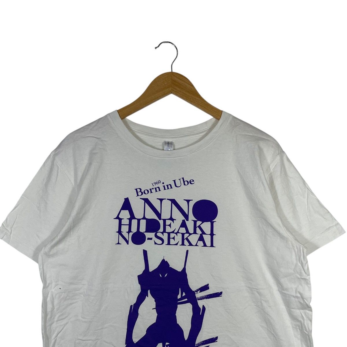 Japanese Brand Evangelion “Anno Hideaki no Sekai” Graphic T-Shirt Japanese Size US L / EU 52-54 / 3 - 2 Thumbnail