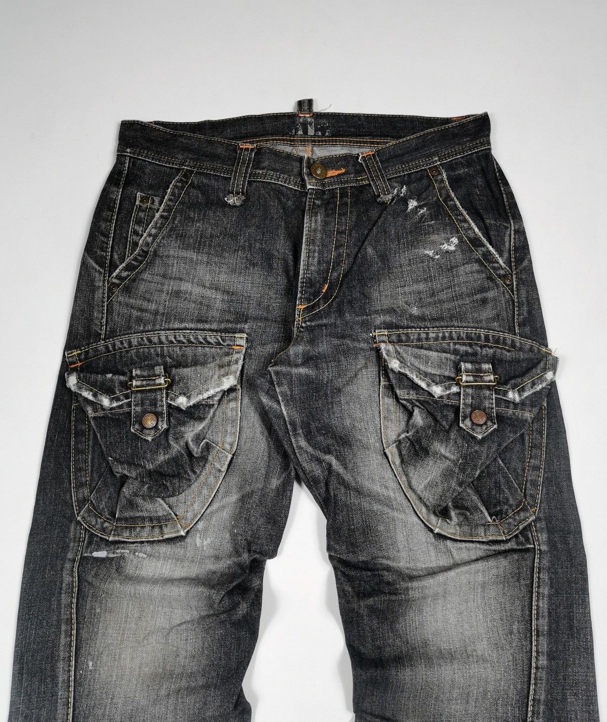 Edwin Bootcut Edwin Cargo Utility Black Jeans Size US 32 / EU 48 - 2 Thumbnail