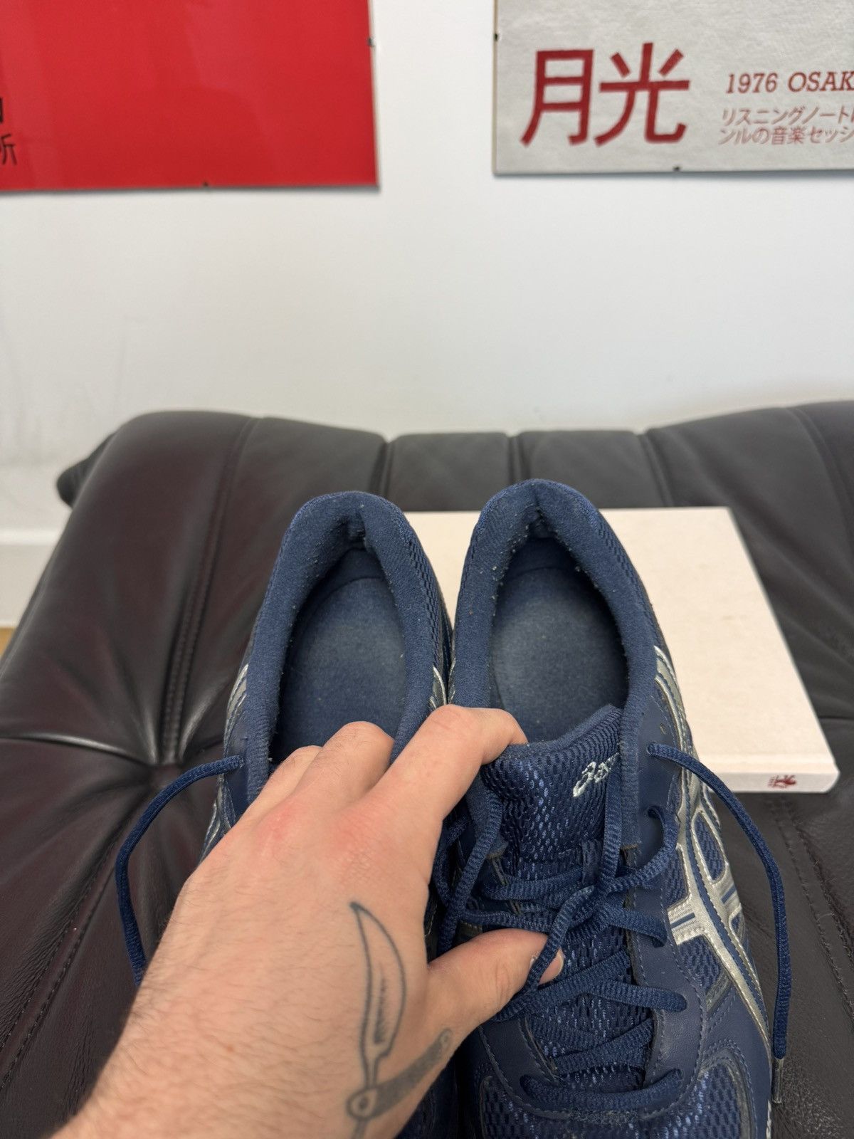 Nike Nike Woven Footscape Sneakers Blue Strwetwear Hype Y2k Size US 7.5 / EU 40-41 - 7 Thumbnail