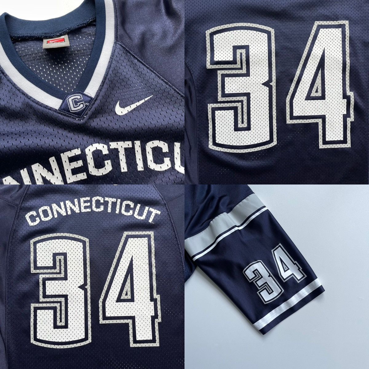 NBA × Nike × Vintage Nike UConn Connecticut Huskies Ray Allen #34 Vintage Jersey Size US S / EU 44-46 / 1 - 7 Thumbnail