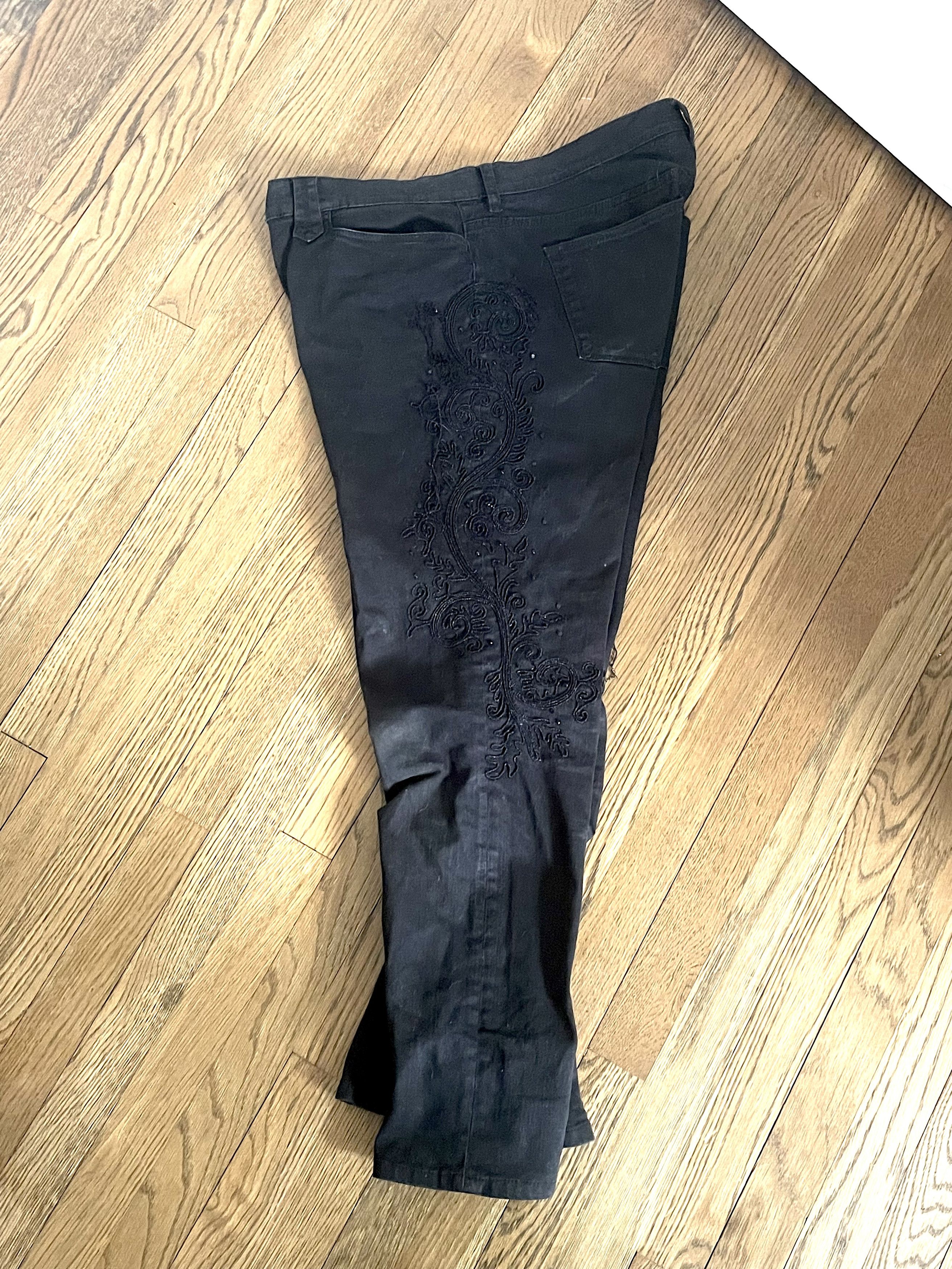 Ralph Lauren 🏷️💲QUICKSALE💲🏷️ LRL 3D Embroidery Jeans Size US 34 / EU 50 - 4 Thumbnail