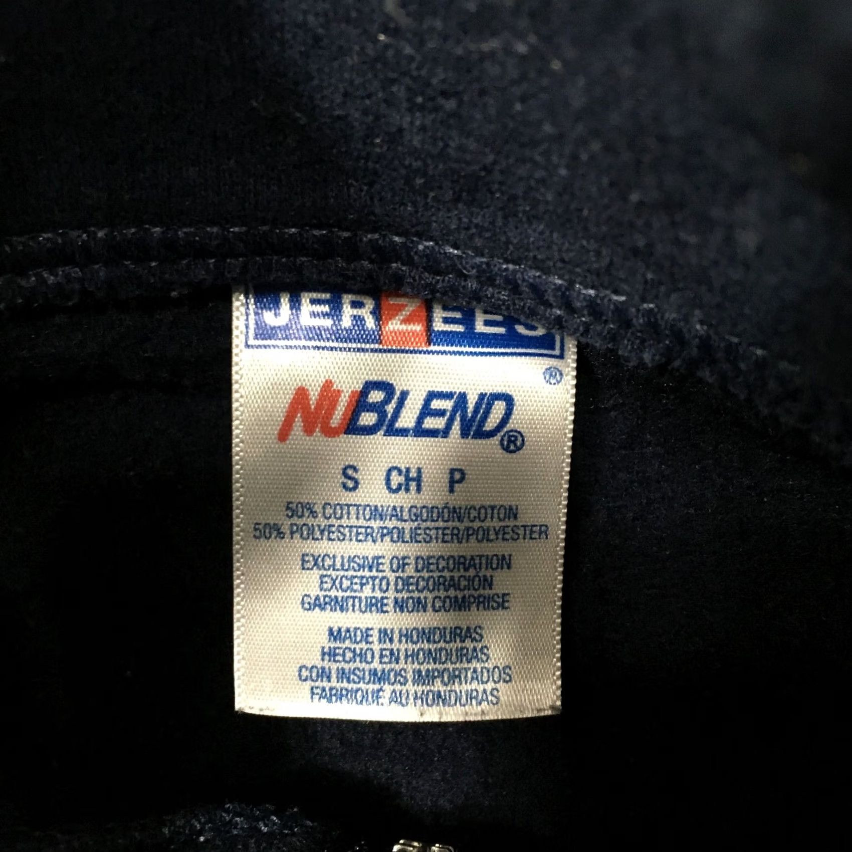 Jerzees JERZEES Zip Up Sweatshirt Blue Small Full Zip University 90s Retro Heavyweight Pockets Mens Spring Fall Winter XS? Size US S / EU 44-46 / 1 - 4 Thumbnail