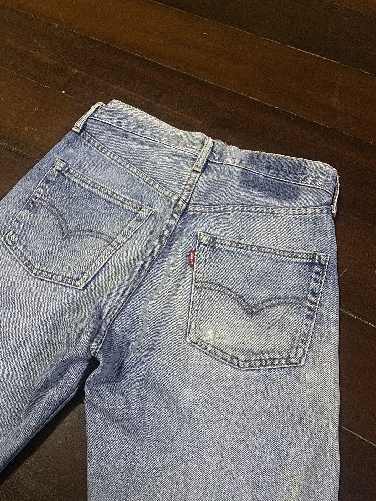 Levi's Vintage 90s levis BIG E LVC distressed selvedge denim Size 30" / US 8 / IT 44 - 17 Thumbnail
