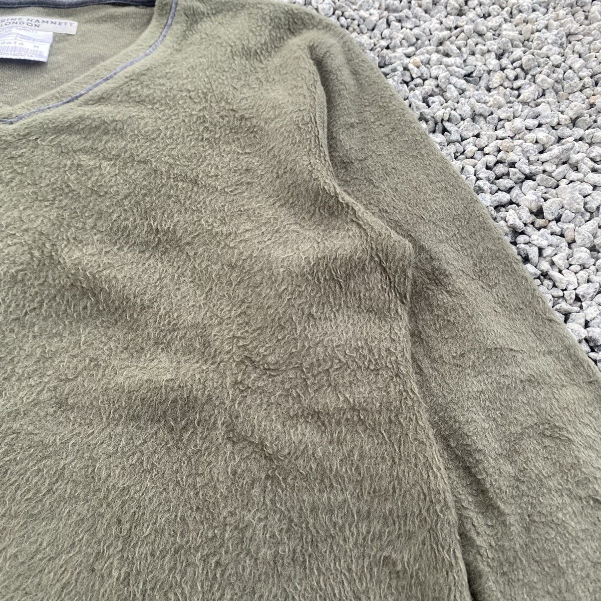 Katharine Hamnett London 1990s KATHARINE HAMNETT Kurt Kobain Mohair Green sweatshirt Size US M / EU 48-50 / 2 - 3 Thumbnail