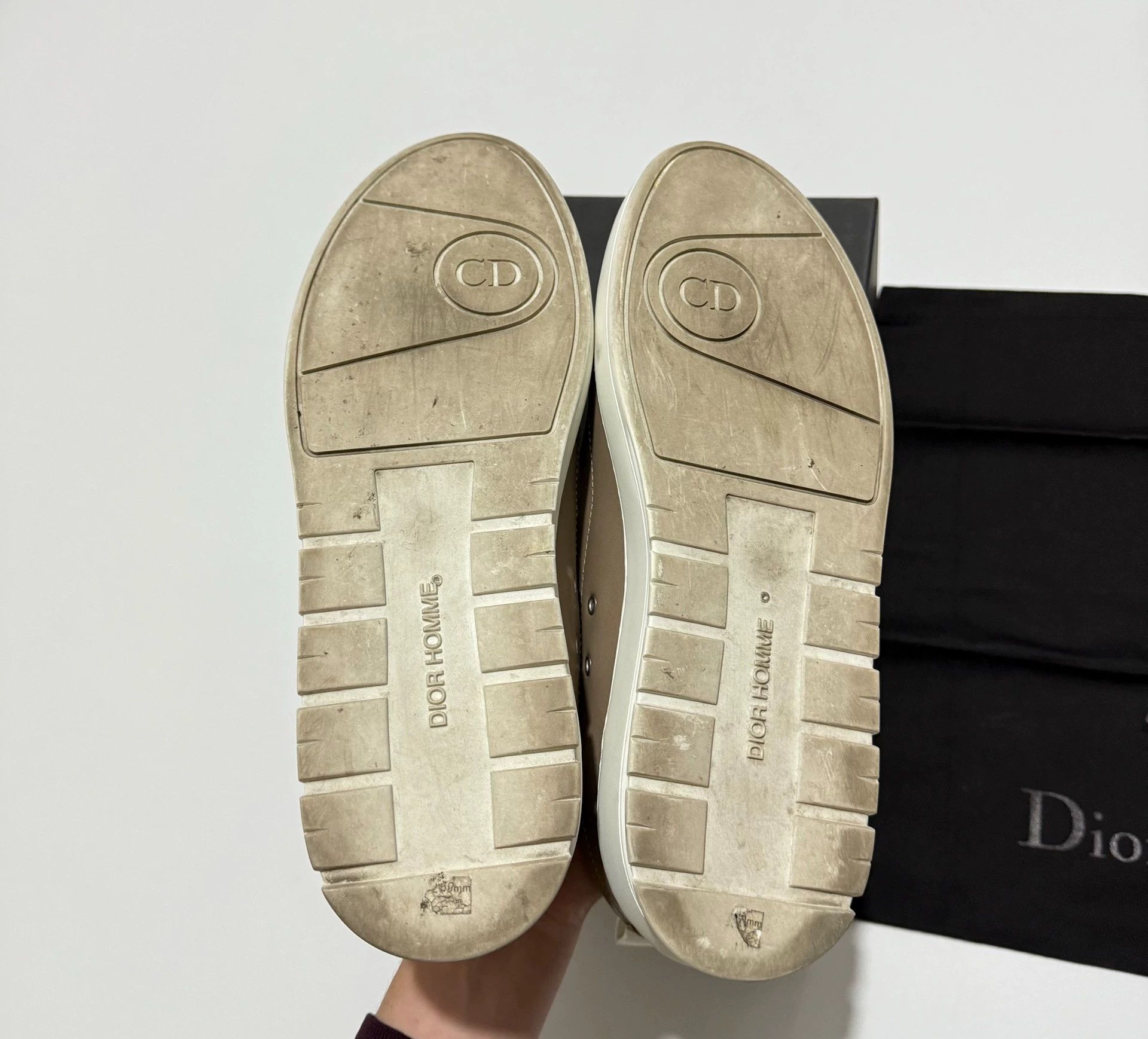 Dior Dior Khaki Leather Loafers - Size 42 (28cm) - EUC Size US 9 / EU 42 - 8 Thumbnail