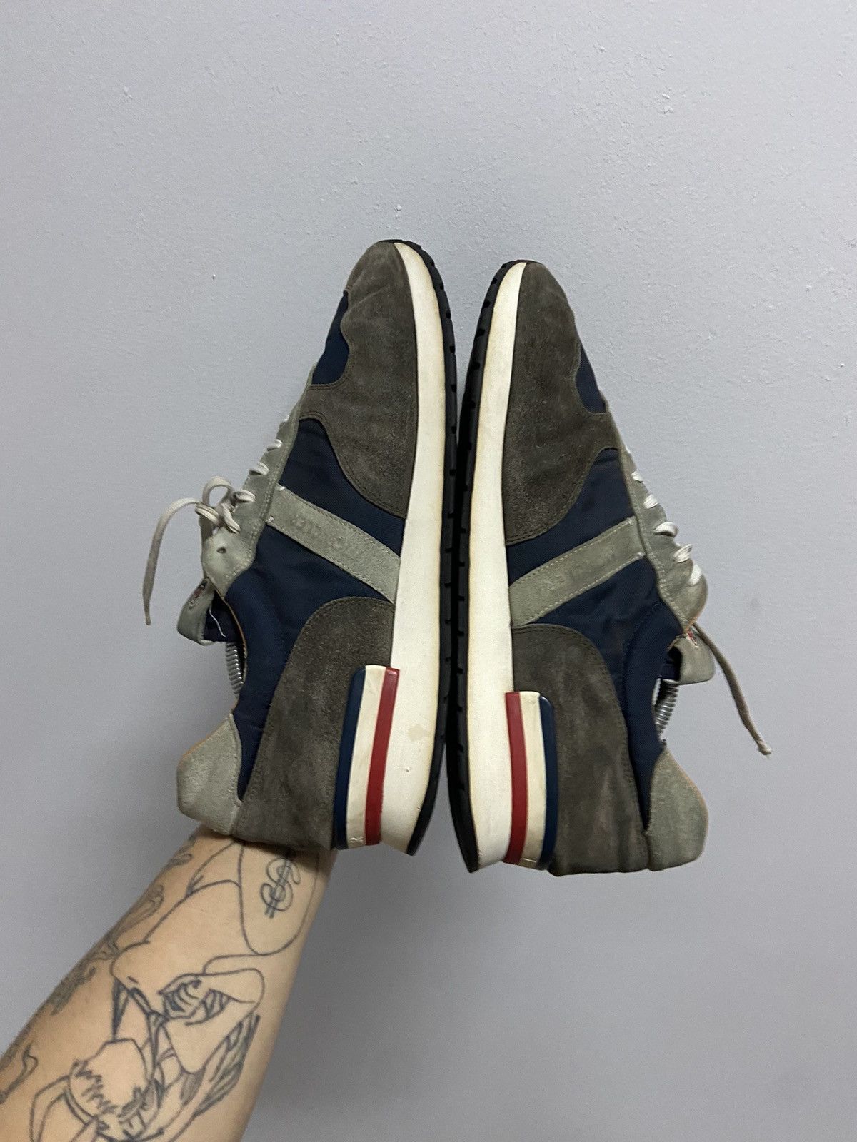 Moncler Moncler vintage sneakers logo luxury Size US 12.5 / EU 45-46 - 9 Thumbnail