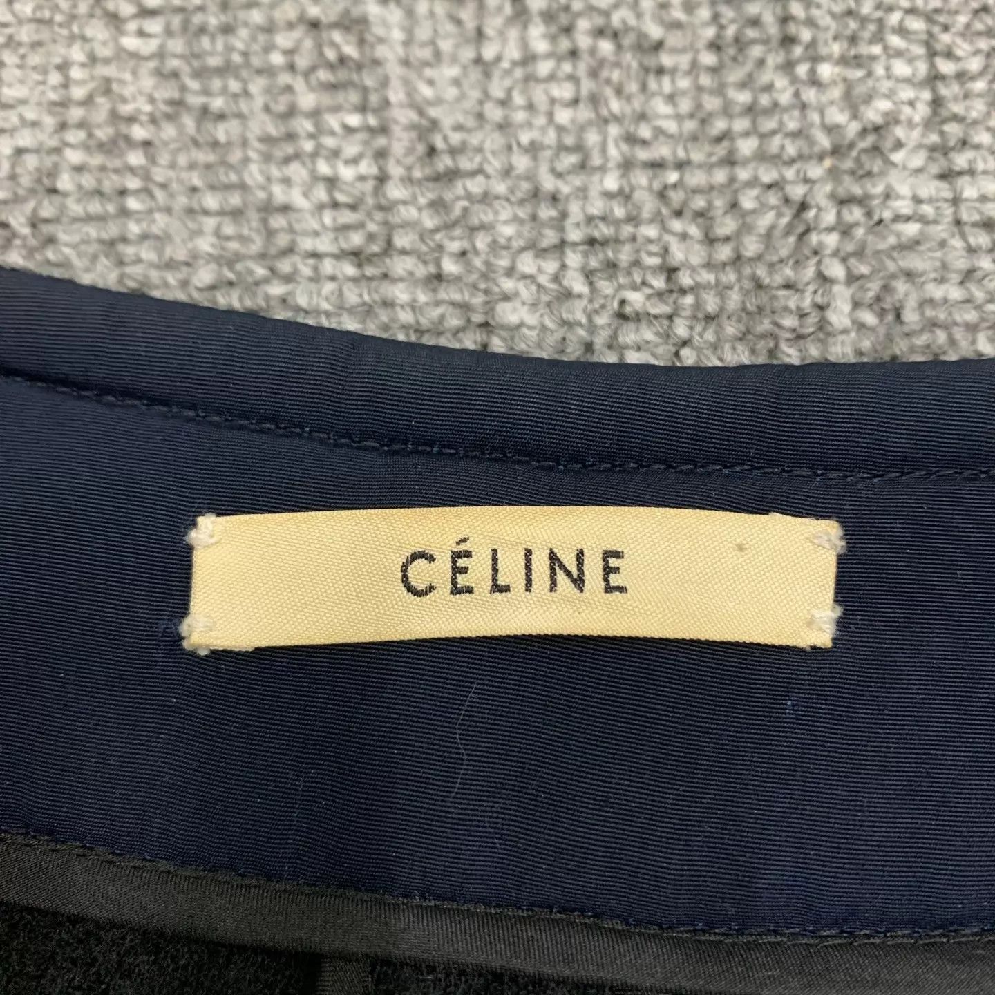 Celine Celine Black Wool Long Overcoat 36 95 New Size XS / US 0-2 / IT 36-38 - 4 Thumbnail