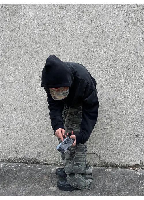 Other Black Hoodie - Comfortable Casual Wear / Cleanfit Size US M / EU 48-50 / 2 - 3 Thumbnail
