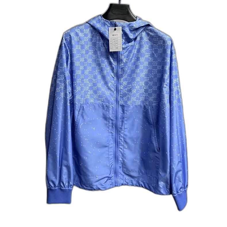 Louis Vuitton Louis Vuitton Blue Pattern Windbreaker Jacket Size US L / EU 52-54 / 3 - 1 Thumbnail